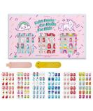 144Pcs Kids Press on Nails - Children Girls Short Artificial Fake Nails - No Fading Full Cover Acrylic Nails - Fruit Design - Quick & Easy Stick On - Cute Gift for Kids Nail Decoration - Buy Online on SooperMarket.com