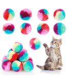 TIESOME Rainbow Cat Toy Balls 20PCS 3cm Soft Cat Ball Colorful Cat Pom Pom Balls Kitten Puff Balls Indoor Cats Interactive Play Ball Pet Training Ball for Cat Kittens Playing Exercising - Buy Online on SooperMarket.com
