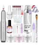 SAVILAND Acrylic Nail Kit with Nail Drill - Professional Acrylic Powder & Liquid Set for DIY Nails - Buy Online on SooperMarket.com