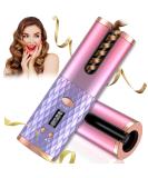 Shop Cordless Automatic Curling Iron - 6 Temps & Timers Rechargeable Scald-Free | International Shipping Available - Buy Online on SooperMarket.com