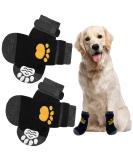 2 Pairs Anti Slip Dog Socks Paws Stop Licking Dog Grip Socks Pet Paw Protector Dog Boots Dog Claw Socks Dog Shoes Dog Slippers with Adjustable Strap for Puppy Dog Indoor Outdoor Hardwood Floor Walking M - Buy Online on SooperMarket.com