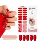 Kalolary 20PCS Red Nail Adhesive Wraps for Gel Polish - Self-Adhesive Stickers with UV/LED Lamp Required - Buy Online on SooperMarket.com