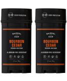 Barrel and Oak - Aluminum-Free Deodorant, Deodorant for Men, Essential Oil-Based Scent, 24-Hour Odor Protection, Cedarwood & Bourbon Aroma, Gentle on Sensitive Skin (Bourbon Cedar, 2.7 oz, 2-Pack) - Buy Online on SooperMarket.com