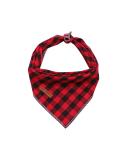 Unique Style Paws Dog Ceal 1 STK.Washable neck triangle made of cotton dogs for small agents Large dogs and cats S (1 -pack) black / red - Buy Online on SooperMarket.com