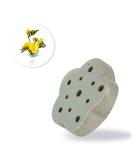 Eco-Friendly Lotus Shaped Clay Floral Holder for Happy and Wealthy Floral Arrangements - White, 2.76 inches - Buy Online on SooperMarket.com