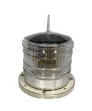Steady-ON or Flashing 2NM IP67 Solar LED Marina Dock Barge Boat Safety Beacon Light - Cool White LED - Buy Online on SooperMarket.com