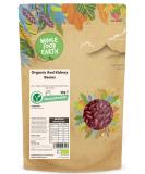 Wholefood Earth Organic Red Kidney Beans 3kg - Raw, Vegan, High Fibre & Protein, GMO-free - Buy Online on SooperMarket.com