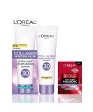 L'Oreal Paris Collagen Moisture Filler Face Cream with SPF 30 | Anti-Aging Moisturizer & Daily Sunscreen | Includes Free Face Serum Sample - Buy Online on SooperMarket.com