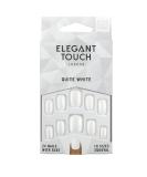 Polished Colour 24 Squoval Nails with Glue - Quite White - Premium Nail Art Set for Easy Application - Buy Online on SooperMarket.com
