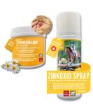 Zinc Ointment & Spray for Dogs & Horses | Wound Healing Protection | 2x250ml Zinc Oxide Solution - Buy Online on SooperMarket.com