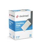 Dealmed Sterile Abdominal (ABD) Combine Pads, 20 Count, 5" x 9" Individually Wrapped Abdominal Pads, Disposable and Latex-Free ABD Pads, Wound Dressing for First Aid Kit and Medical Facilities 5 x 9 (Pack of 1) - Buy Online on SooperMarket.com