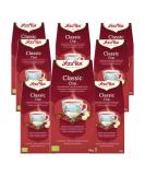 Yogi Tea Classic Chai - Ayurvedic Organic Spice Tea | Caffeine-Free Cinnamon Cardamom & Ginger | 8-Pack (720g) - Perfect Gift for Tea Lovers - Buy Online on SooperMarket.com