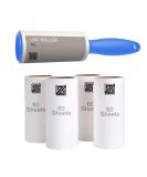 ZYBUX - Lint Roller | Lint Remover Pet Hair Remover & 4 Sticky replacement Heads Removes Animal Hairs Dust and Fluff From Garments Furniture and Car Seats - Buy Online on SooperMarket.com
