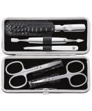 ZWILLING Manicure & Pedicure Set - 5-Piece Nail Care Kit in Black Crocodile Edition - Premium Cowhide Quality for International Shipping - Buy Online on SooperMarket.com