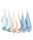 Phogary Microfiber Makeup Towel - Washable Facial Cleaning Cloth - 6 Pack (20x20cm) - Soft Absorbent Blue Cloths for Easy Makeup Removal - Buy Online on SooperMarket.com