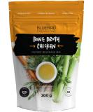 Bluebird Provisions Bone Broth - Natural Chicken Flavor Bone Broth Powder - Gut-Healing Bone Broth For Sipping & Cooking - Zero-Additives Bone Broth With Natural Electrolytes (200 Grams Pack) 7.05 Ounce (Pack of 1) - Buy Online on SooperMarket.com