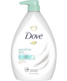 Dove Body Wash Hypoallergenic and Sulfate Free Body Wash Sensitive Skin Effectively Washes Away Bacteria While Nourishing Your Skin 34 oz - Buy Online on SooperMarket.com