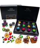 Hallinger's classic tea set - 12 varieties tea gift set with organizer vegan & gluten -free in screw glasses (set) - Mother's Day gift & gift ideas for Father's Day |General congratulations new to 12 tea classic - Buy Online on SooperMarket.com