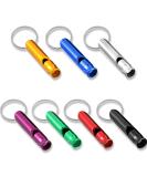49 Pieces Emergency Whistle with Keychain, Aluminum Keychain Whistle Emergency Survival Whistle Key Chain for Outdoor Camping Hiking Boating Hunting Fishing, 7 Colors - Buy Online on SooperMarket.com