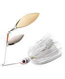 Booyah Blade Spinner-Bait Bass Fishing Lure - Snow White Double Willow (3/8 Oz) - Buy Online on SooperMarket.com
