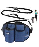 Pecute Jogging Leash for Dogs - Elastic Running Leash with Belly Belt for Large & Medium Dogs Supports Up to 110kg Convenient Belt Bag - Ideal for Jogging & Running - Buy Online on SooperMarket.com