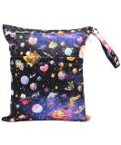 Baby Diaper Bag Wet Dry Bag Baby Nappy Organizer Bag Waterproof Zipper Bag Washable Reusable Baby Cloth Wet Bag (Color 5 L) Color 5 L - Buy Online on SooperMarket.com
