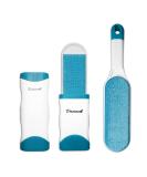2 Pack Double Sided Furniture Lint Remover Brushes- Self Cleaning Pet Hair Cleaner for Sofa, Clothes, Carpet - Effective Hair Catcher Tool - Buy Online on SooperMarket.com