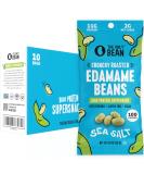 The Only Bean Crunchy Dry Roasted Edamame Snacks (Sea Salt), Keto Snack Food, High Protein (11g) Healthy Snacks, Asian Japanese Snack Gluten Free Lunch Vegan Food 100 Calorie Snack Pack, 0.9oz 10 Pack #1 Sea Salt 0.9 Ounce (Pack of 10) - Buy Online on SooperMarket.com