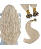 Youngsee nanoring Extensions real hair blond 35cm nanoring extensions ashblond with blond nano ring hair extensions remy real hair extensions nanoring hair recovery real hair nano hair 50g #18/613 35 cm-nano 2-2- #p18/613 - Buy Online on SooperMarket.com