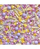 Easter sprinkles for cakes cupcake edible toppers sprinkle mix blend lilac pink yellow white pearls party decoration baking biscuits cake topper balls chocolate balls HOP TO IT - Buy Online on SooperMarket.com