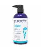 PURA D'OR Awakening Body Wash - 16oz/473ml, Aloe Vera, Chamomile, Lavender, Tea Tree, pH Balanced for Soft & Fresh Skin - All Skin Types, Men-Women - Buy Online on SooperMarket.com