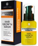 Keratin Hair Serum – With Moroccan Argan Oil - Heat Protectant and Anti Frizz Control Treatment for Women and Men - Straightener for All Hair Types Including Curly, Frizzy and Wavy Hair - Buy Online on SooperMarket.com