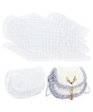 WADORN 6 Clear Plastic Mesh Canvas Sheets for Embroidery - 16.7 x 9.1 Inch DIY Needlepoint Blank Canvas for Cross Stitch and Acrylic Yarn Crafting - Buy Online on SooperMarket.com