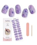 Kalolary Gel Nail Polish Strips Nail Gel Art Sticker Waterproof Full Nail Wraps Decal Sets with Nail File and Stick for Women Girls Nail Art Decor (UV/LED Lamp Required) (Butterfly) - Buy Online on SooperMarket.com