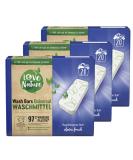 Love Nature Wash Bars - Eco-Friendly Universal Detergent 60 Pre-Dosed Bars (3 x 20) with Sustainable Packaging - Compact Natural Cleaning Power - Buy Online on SooperMarket.com