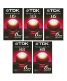 TDK Premium Quality HS 6Hrs T-120 VHS 5pk - Buy Online on SooperMarket.com