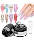 Supwee Solid Sculpture Builder Gel Clear Non-Stick Hand Nail Extension Gel for Carving Patterns Decoration Nail Strengthen Hard Gel Soak Off UV Gel 14g(0.49fl oz) - Buy Online on SooperMarket.com