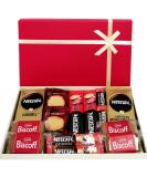 Coffee Gift Hamper Set - Perfect Selection of Instant Coffee Biscoff Biscuits & More | Ideal Coffee Box Gift for Men & Women - Buy Online on SooperMarket.com