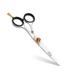 Professional Hairdressing Scissors with Hook Gemstone Dial & Razor Edge Steel - Salon Quality Anti-Rust Barber Scissors for Cutting Hair - 5 inch - Buy Online on SooperMarket.com