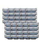 40Pcs Mach 3 Turbo Razor Blade Refills for Gillette - Precision Cut Stainless Steel Blades for Hard to Shave Spots - Buy Online on SooperMarket.com