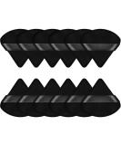 12 Pieces Triangle Powder Puff Face Cosmetic Makeup Puff for Loose Powder Soft Body Washable Reusable Foundation Sponge Mineral Powder Wet Dry Makeup Tool(Black,Small) - Buy Online on SooperMarket.com