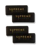 Supreme Trimmer Barber Grippers - Hair Holders for Barbers, Stylists, and Makeup Artists - 2PK (Black/Gold Rectangle) - Buy Online on SooperMarket.com