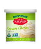Miss Jones Baking Organic Vegan Cream Cheese Buttercream Frosting - 11.29 oz for Icing & Decorating - Buy Online on SooperMarket.com