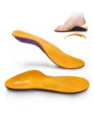 High Arch Support Insoles for Plantar Fasciitis & Achilles Tendonitis - XXL (Men 10.5-11) - DynWalker Flat Foot Insoles for O-Legs, Overpronation & Knee Pain Relief - Buy Online on SooperMarket.com
