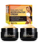 Buy Self-Tanners for Face & Body - Intensive Tanning Luxe Gel & Browning Accelerator Cream (2 Pack) - Long-Lasting Natural Tan & Bronzer 100g Each - Buy Online on SooperMarket.com