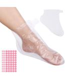 Abeillo 200pcs Paraffin Wax Bath Liners for Feet Paraffin Baths Socks Thermal Therabath Foot Cover Plastic Pedicure Bags Hot Wax Mitten Bags for Paraffin Wax Machine Wax Treatment 200 Count-Feet - Buy Online on SooperMarket.com