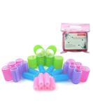 Gift Packaging Hair Rollers Self Grip Holding Rollers Hairdressing Curlers Hair Design Sticky Cling Style For DIY Or Hair Salon By Kamay's (Gripping Sticky Rollers 30PCS 5 Size-20 25 30 40 48mm) Nylon Sticky 30PCS 5 Sizes - Buy Online on SooperMarket.com