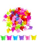 100 Packs Butterfly Hair Clips Girls Beautiful Mini Butterfly Hair Clips Hair Accessories for Girls and Women Random Color - Buy Online on SooperMarket.com