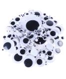 CCINEE 988 Pieces Self-Adhesive Black Wiggle Googly Eyes | Craft & Sewing Supplies 5mm-100mm - Buy Online on SooperMarket.com