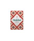Maldon Chilli Sea Salt Flakes blended with Aleppo & Bird s Eye Chillies - Take simple dishes to the next level - Fantastic Flavour - Unique Pyramid-Shaped Sea Salt Flakes - 100g Box - Buy Online on SooperMarket.com